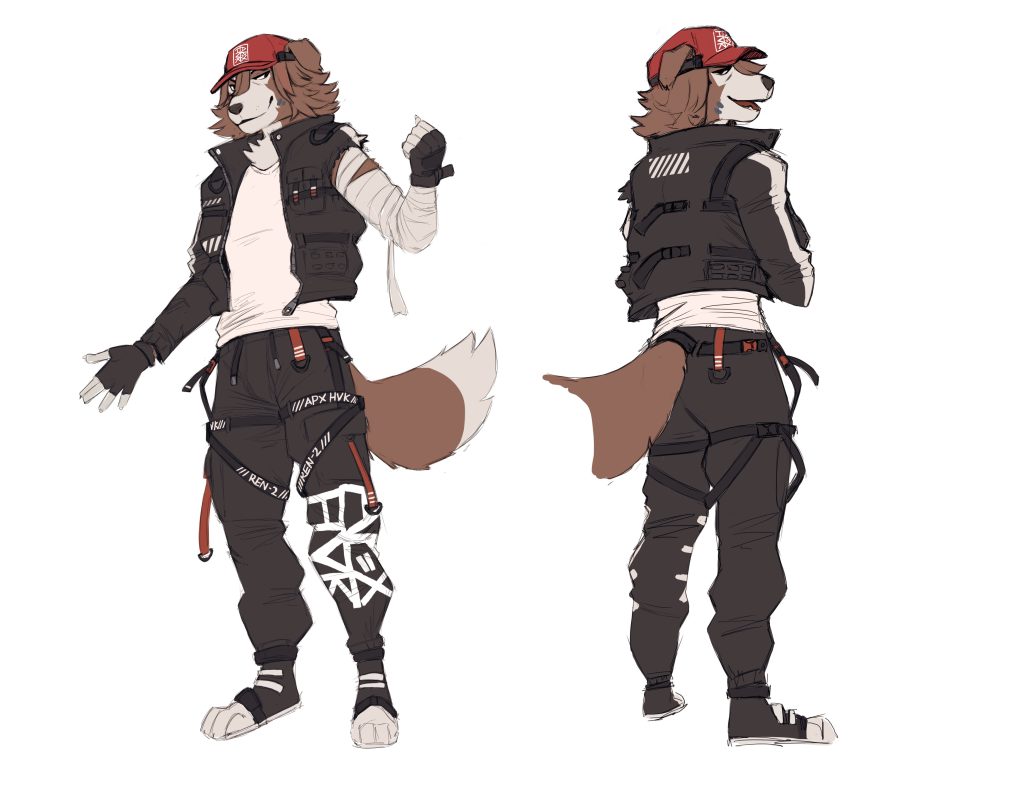 Concept art for VR avatar